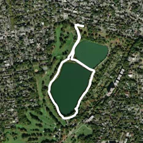 Half of Silver Lake Park