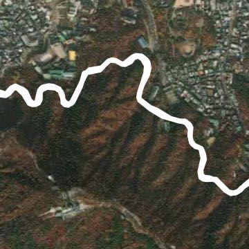 동국대 뒷길-남산케이블카입구-동국대 뒷길