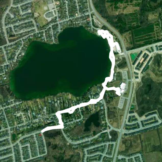 Short walk around Lake Wilcox