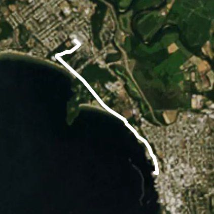 Thayer Commons to Burlington Waterfront