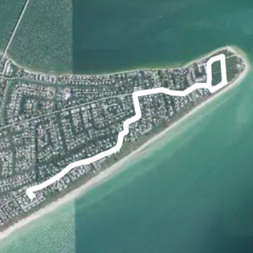 Lighthouse, pier and back