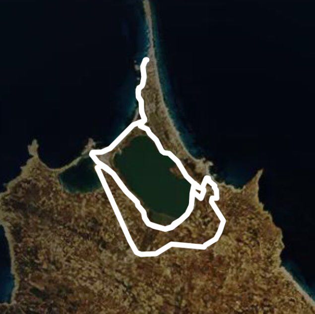 Savina Formentera walking route map in Formentera