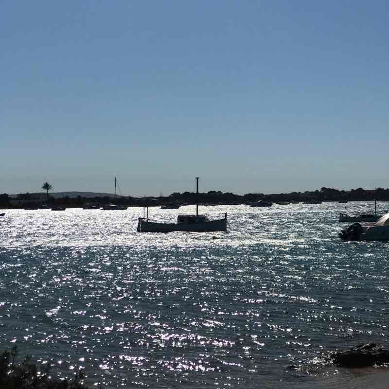 Training walking route map in Formentera