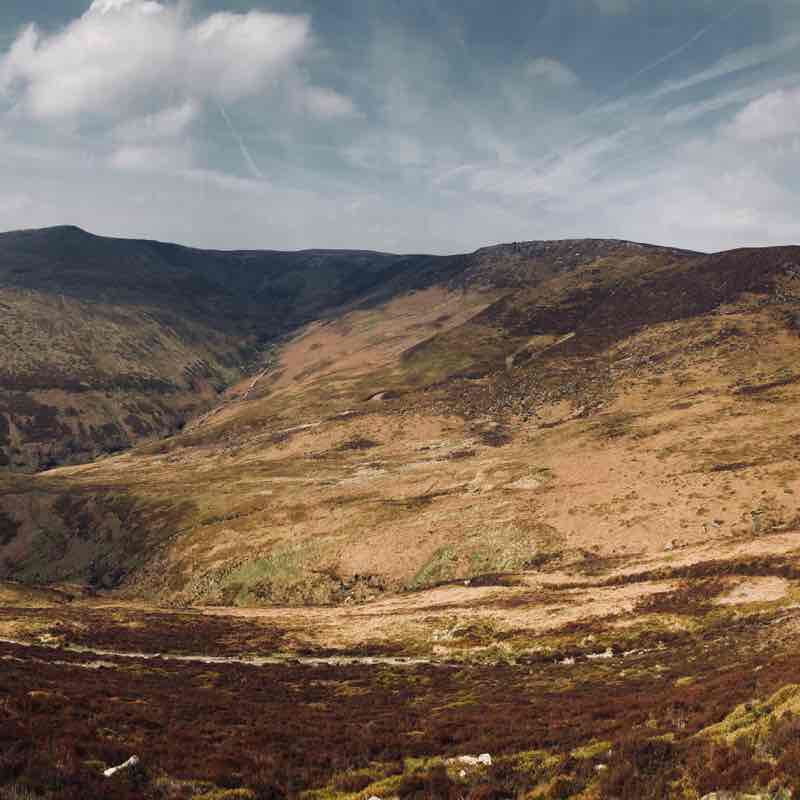 Edale / Kinder scout circular  walking route map in Edale