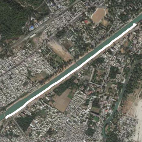 Ganga ji pedestrian road near