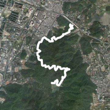 Baiyun Mountain Scenic Route to reservoir