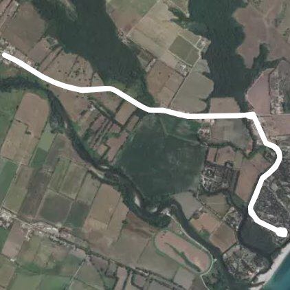 Route de la mer Ghisonaccia