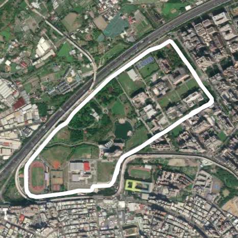 繞北大校園汽車道