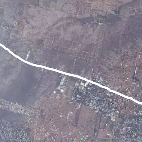 Bellary Bypass wall route