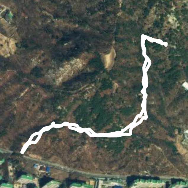 수락산 둘레길 (13단지 방면 입구 - 보람아파트 방면 전망대)