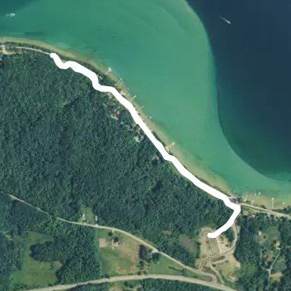 Boat Launch to Rail Road Point