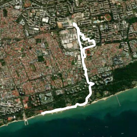 Walk to the beach with SH 18 Oct