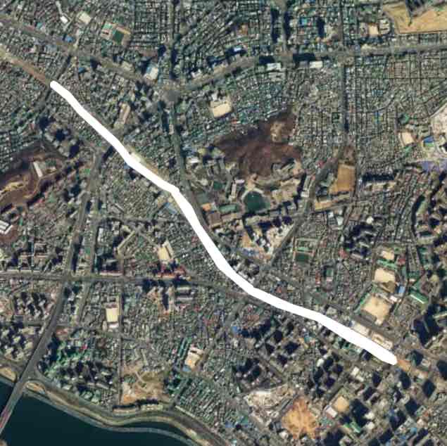 경의선책거리-공덕방향