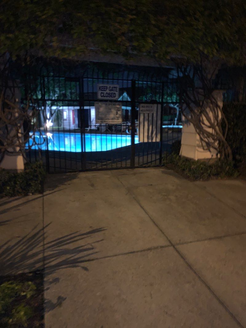 walking near me in Anna J. Martin Park in winter