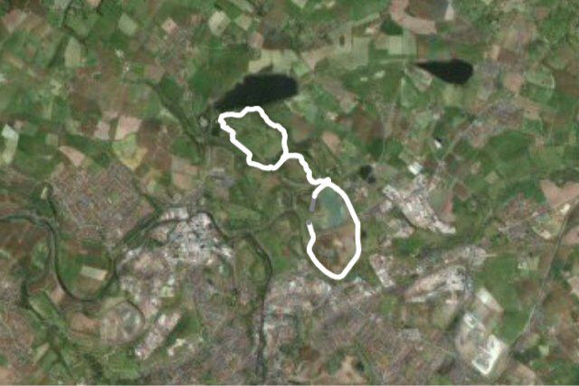 4.79 Mi Route in England, United Kingdom