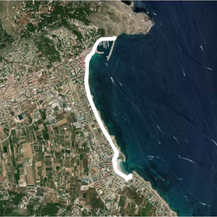 Xabia Arenal beach to Port