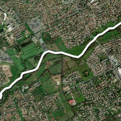 Coulée verte du touch