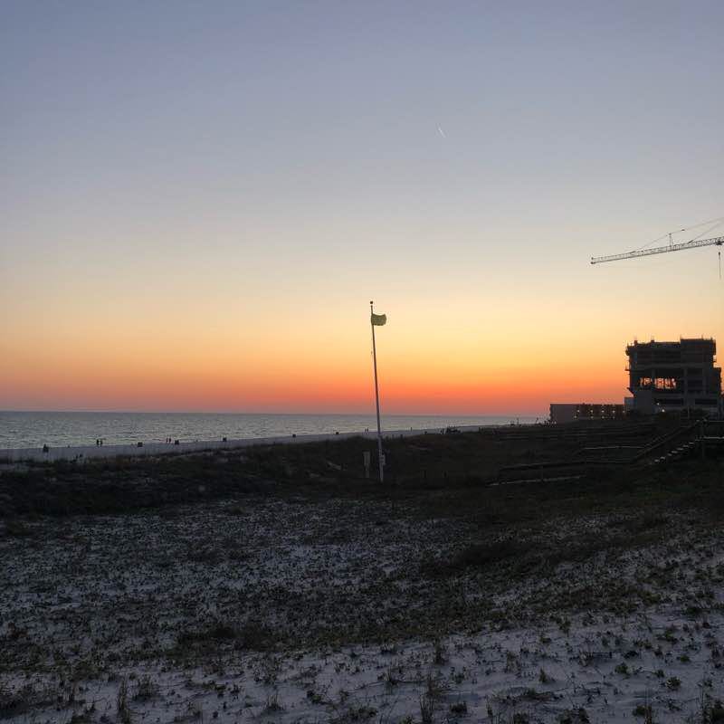 Raccoon River Campground walk to beach