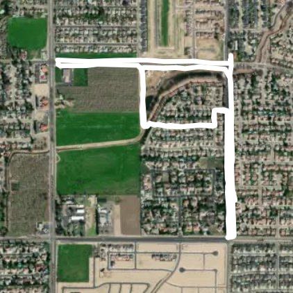 4 mile with trees and park