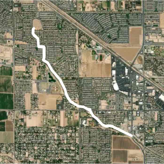 RH VB->down QC wash-> to Ellsworth Bridge and back