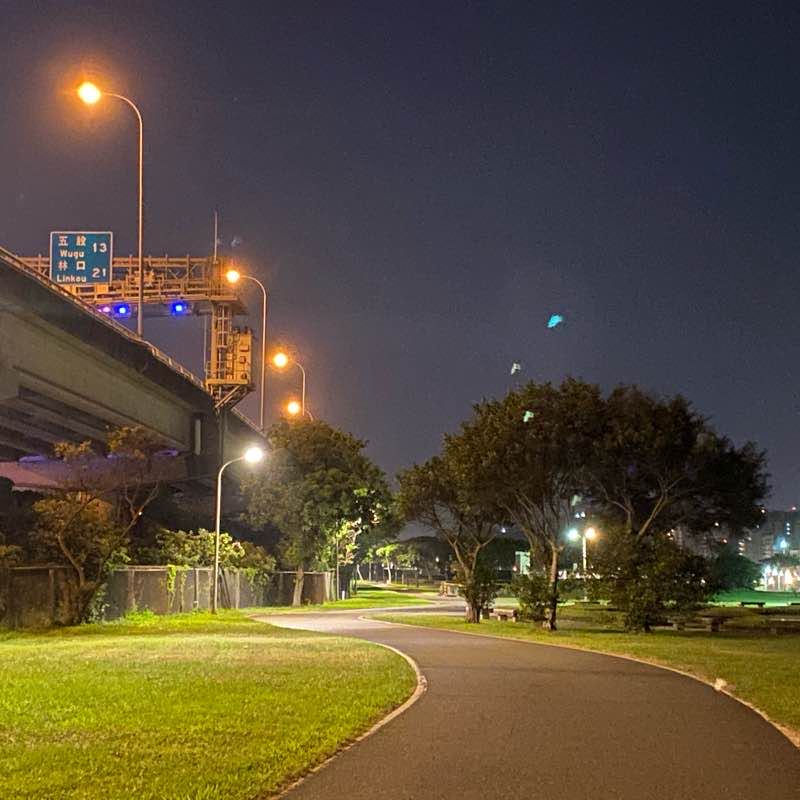 汐止河濱右岸轉成美左岸至大佳河濱