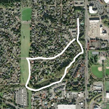 1 mile Waterhouse route