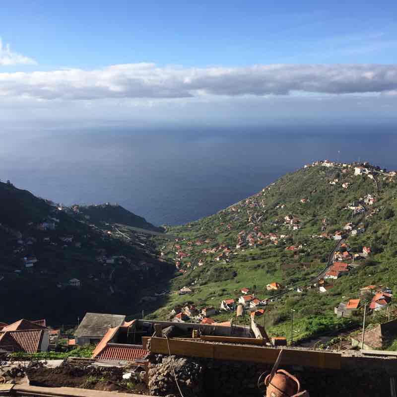 Aqua saw walking route map in Campanário