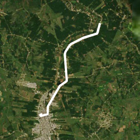 Raya Comalcalco- paradise walking route map in Chichicapa