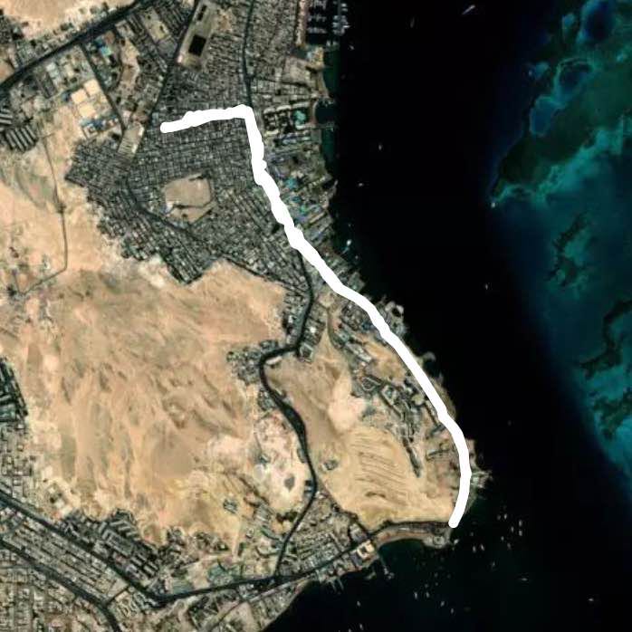 Main street walk hurghada