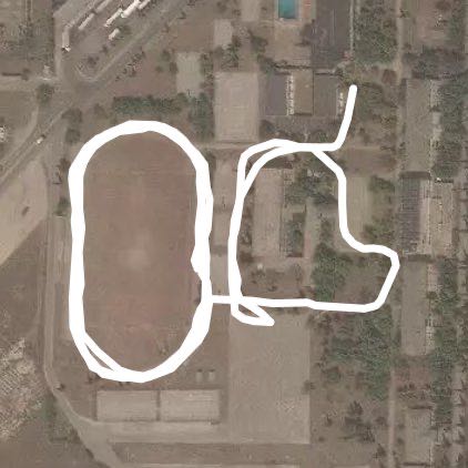 Rodoč walking route map in Rodoč