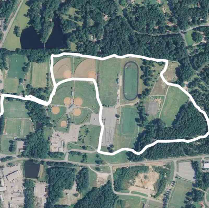 McCurry Park North - Fayetteville, Ga walking route map in Hampton