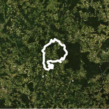 Ottenhof walking route map in Pegnitz