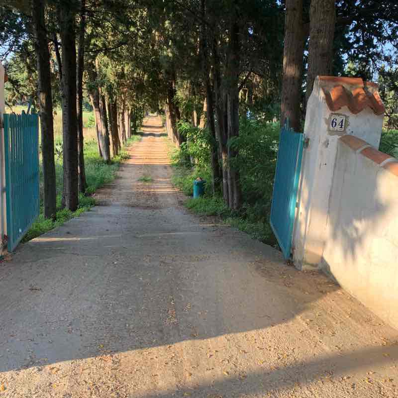 Via del mare orosei walking route map in Orosei