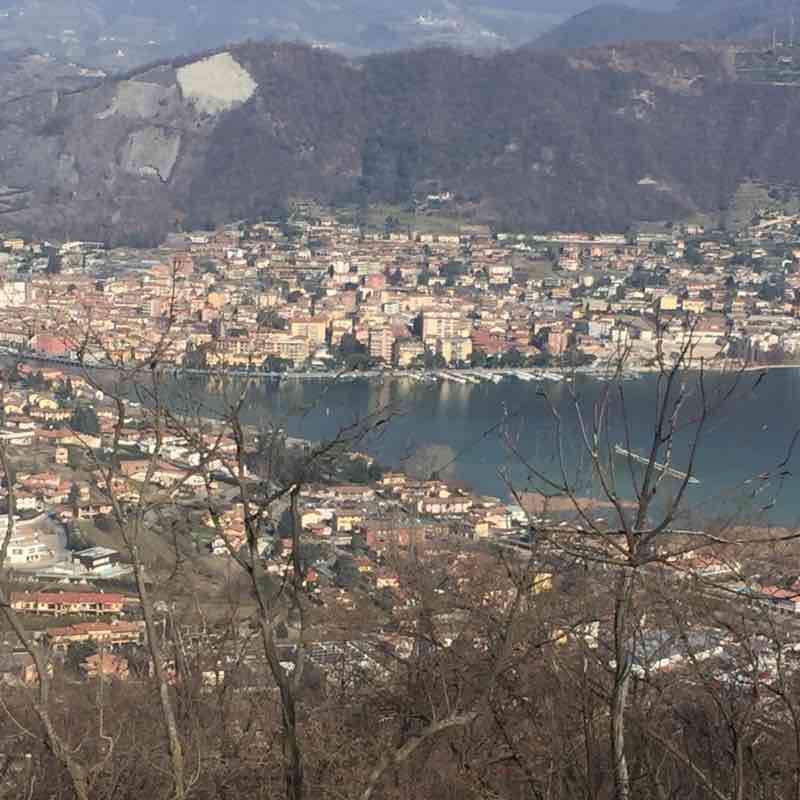 Monte di Capriolo walking route map in Adro