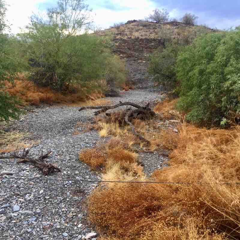 Alternate walking route map in Paradise Valley