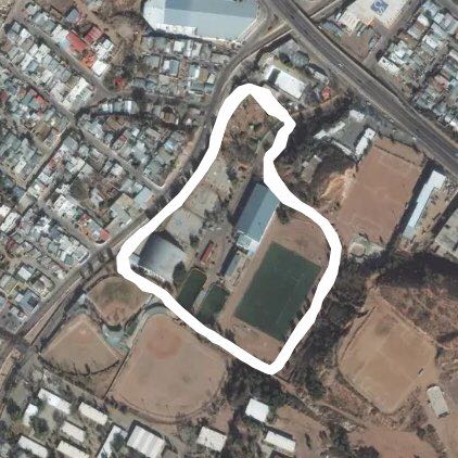 UDeportiva walking route map in Nogales