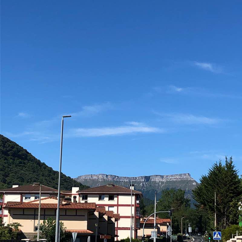 Walk to La Venta and return through the Deposit walking route map in Arceniega