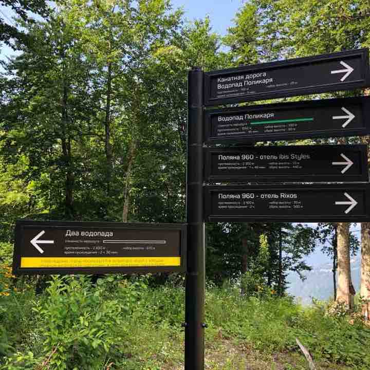 Два водопада (медвежий и Поликаря, сброс высоты)