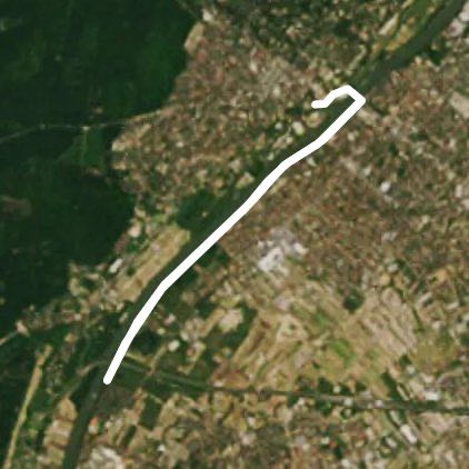 Maison-Laffitte The quays to Mesnil-le-Roi walking route map in Sartrouville