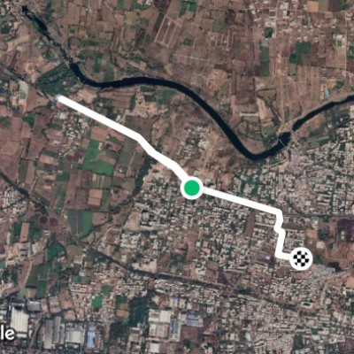 Route near Viveka Nand Nagar
