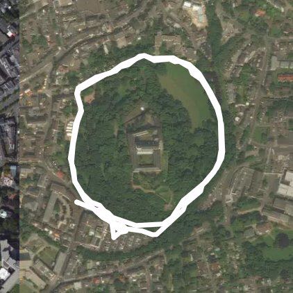 Around the Michaelsberg, Siegburg walking route map in Siegburg