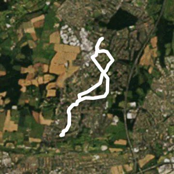 Waterlooville walk walking route map in Widley