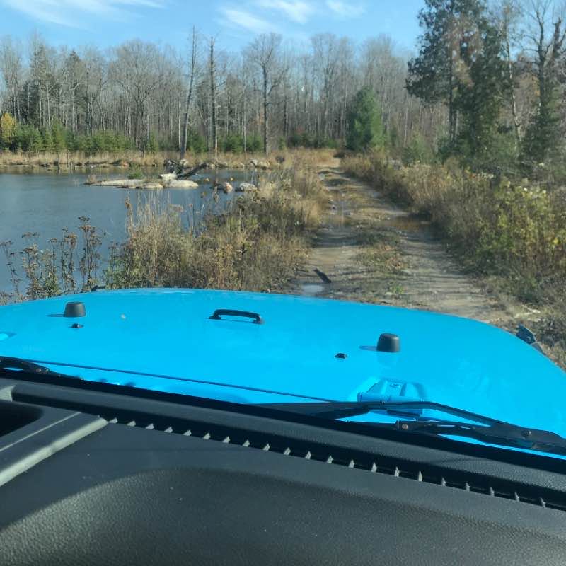 Deerfoot lodge walking route map in Crystal Falls
