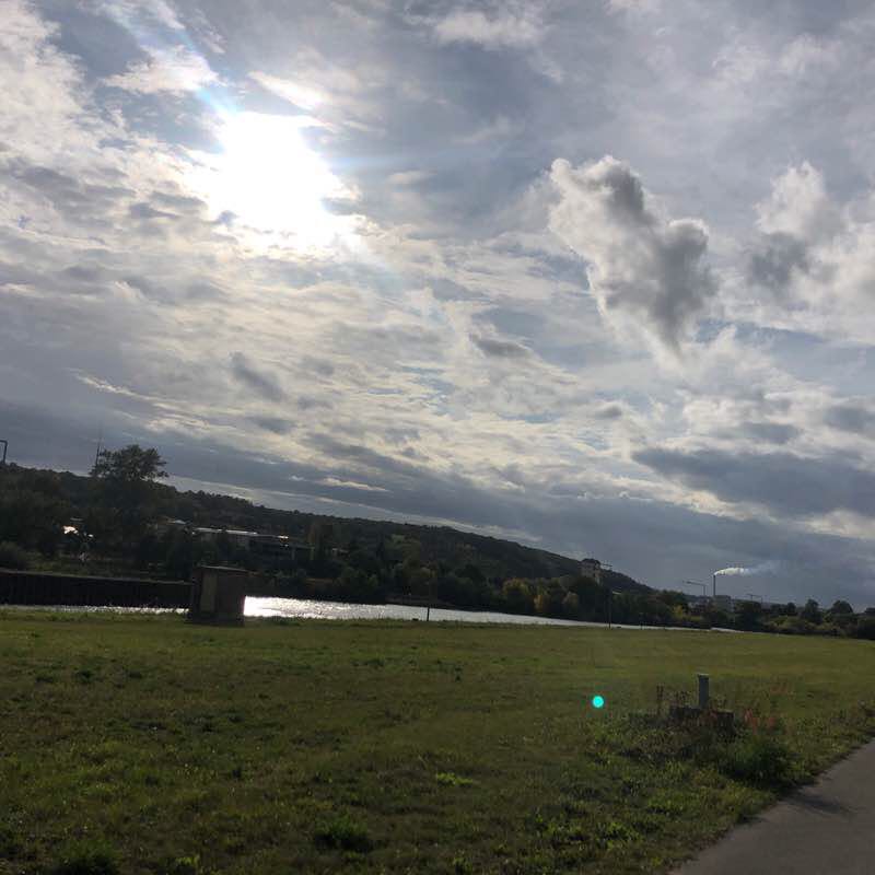 Run from InHotel Marktbreit walking route map in Marktbreit