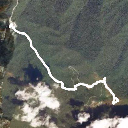 Seongsamjae Nodan walking route map in Gurye-gun