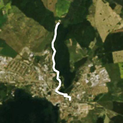 Gg walking route map in Waren (Müritz)