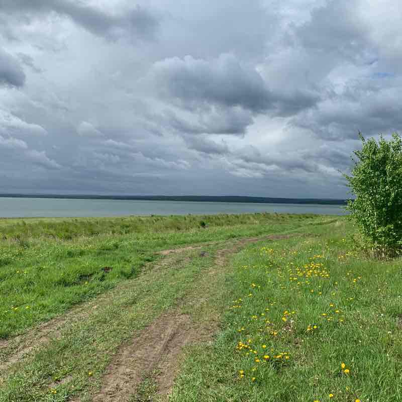 15 km of the Baikal tract walking route map in Molodezhnyi