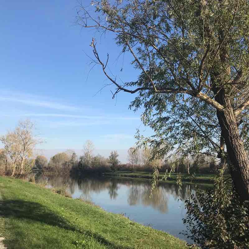 Idrovia walking route map in Località Zona Tombelle I