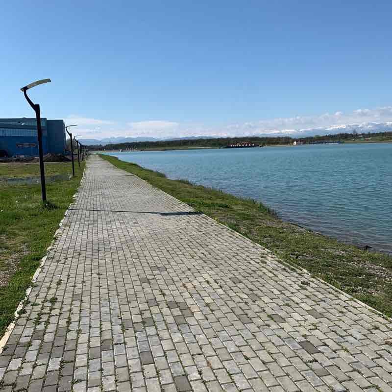 Around the sea walking route map in Grozny