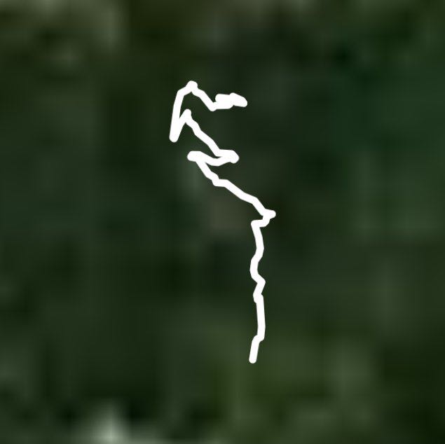 Lake of pratignano walking route map in Poggiolforato